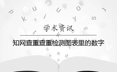 知网查重查重检测图表里的数字