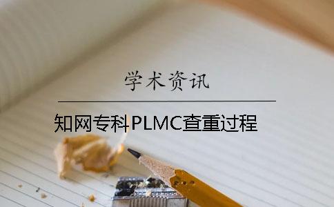 知网专科PLMC查重过程