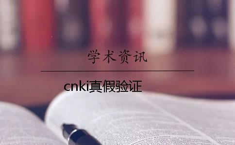 cnki真假验证